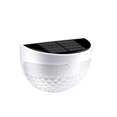 Imagem de Cerca de calha movida a energia solar 6led luzes jardim ao ar livre de