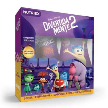 Imagem de Kit Nutriex Divertida Mente 2 Shampoo 250ml + Condicionador 230ml + 1 
