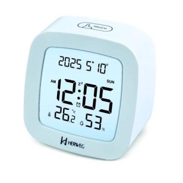 Imagem de Despertador Digital Branco Herweg 2996, único