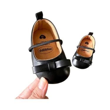 Imagem de Sapatos De Couro Multicoloridos Para Bebês, Meninos E Meninas, Sola De