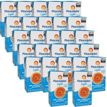 Imagem de Leite Condensado Light Desnatado Piracanjuba 395g Caixa 27un
