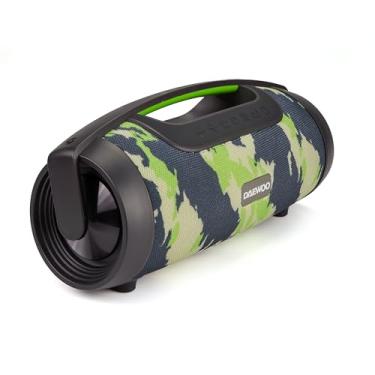 Imagem de Caixa de Som Portátil Boombox 100, Modelo DW242CA, Conexão Bluetooth Versão 5.0, Cor Camuflada, Daewoo.