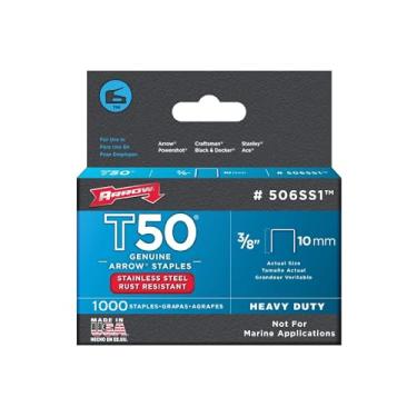 Imagem de Fastener de flecha 506SS1 3/8" T50 grampos de aço inoxidável