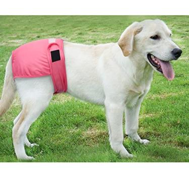 Imagem de Generic Calças Fisiológicas para Cães, Mantêm o Gancho e o Laço Saudáveis, Evitam Incômodos, Fraldas Reutilizáveis ​​e Altamente Absorventes, Calcinha Sanitária para Cães Ajustável para Cadelas (L)