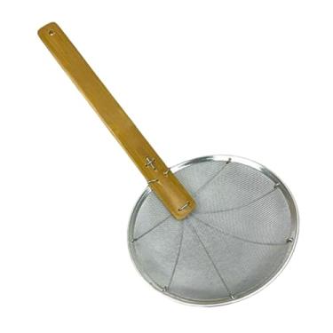 Imagem de Ｂｅｓｇａ Concha escumadeira de cozinha em aço inoxidável com cabo longo, ideal para fritar e cozinhar macarrão, 26cm