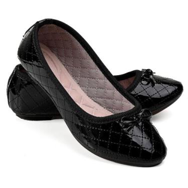 Imagem de Sapatilha infantil MX55 - MAX MODEL, Preto verniz, 25/26