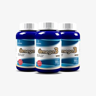 Imagem de Ômega 3 - 1000mg - 100 cápsulas - Kit 3 unidades - Nutramed