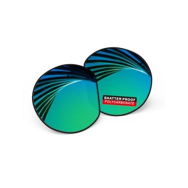 Imagem de iLikeo Lentes de reposição de policarbonato PRO+ para óculos de sol Oakley Meta HSTN OW8002 51 mm, Pro+ Verde Jade - Espelhado polarizado, For Meta HSTN OW8002 51mm Frame