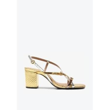 Imagem de Sandália Vicenza Jade Dourada-Feminino