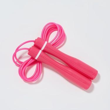 Imagem de KSY Corda de pular infantil – Aderência ergonômica macia para crianças | Leve, segura e colorida | Corda de PVC ajustável, construção premium, feita na Coreia (rosa pop infantil)