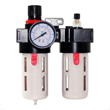 Imagem de Filtro Regulador Lubrificador 1 2 Ar Remoção De Água E Óleo - BRAMAIS