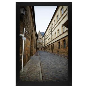 Imagem de Porta-retratos Golden State Art 40x60cm Madeira maciça preta