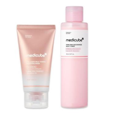 Imagem de Conjunto de cuidados com a pele medicube Milky Glazed Donut Skin Duo