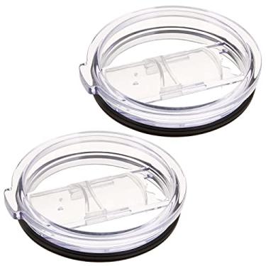 Imagem de Tampas de reposição de copo, tampas de copo à prova de derramamento de 850 g, tampas resistentes a respingos para YETI Rambler, Ozark Trail e mais copos térmicos, tampa deslizante à prova de respingos