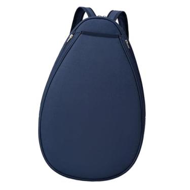 Imagem de Fenteer Mochila impermeável para tênis, ideal para pickleball e badminton, Dark Blue L