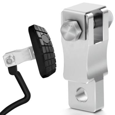 Imagem de Extensores de pedal de gás e freio, extensores de pedal de alumínio a gás e freio de carro