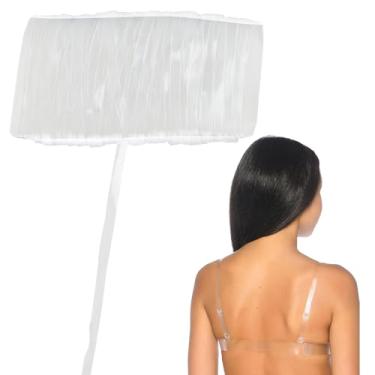 Imagem de letsinstyle Tira elástica transparente de 6 mm de largura, sutiã de biquíni elástico, alças transparentes, sutiã invisível para lingerie dança, roupa de banho, projeto de costura