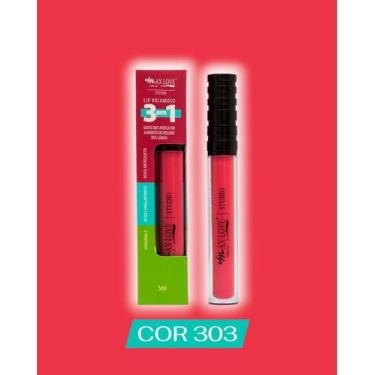 Imagem de Gloss 3 em 1 Rosa Mosqueta Max Love  Volume e Hidratação Cor:50030001/