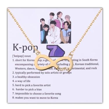 Imagem de WSNANG VAMSII K-Pop Merchandise Grupo Coreano Exército Musical Colar Membros do Exército Presente Personagens Coreanos Presente, standard, Aço inoxidável, Sem Pedra Preciosa