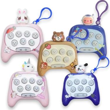 Imagem de 10 Mini Pop It Eletronico Game Chaveiro Brinquedo Antistress (SORTIDOS)