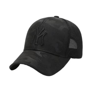 Imagem de Boné de Beisebol Camuflado com Letras Bordadas - Primavera/Verão Mascu