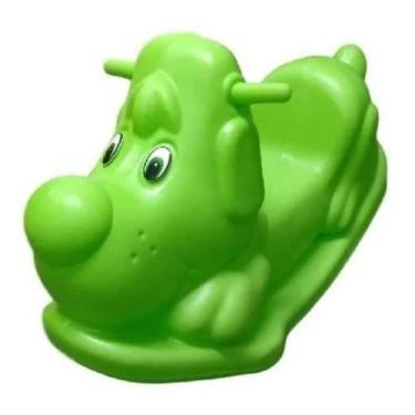 Imagem de Balanço Gangorra DOG Feliz Verde Limão - Diversão Kids