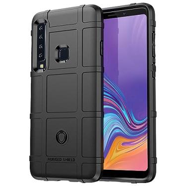 Imagem de IDEWEI Capa para Samsung Galaxy A9S, fibra de carbono refinada, anti-queda, anti-impressões digitais, proteção integral. A capa do telemóvel é compatível com Samsung Galaxy A9S