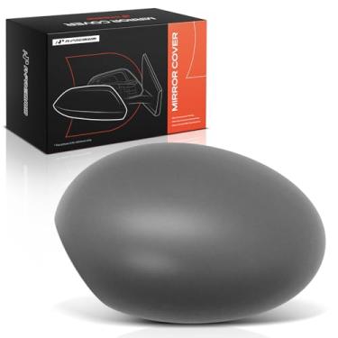 Imagem de A-Premium Tampa do espelho retrovisor do lado do motorista - compatível com Mini Cooper 2007-2015, Cooper Countryman 2011-2016, Cooper Paceman - Cinza preparado, sem furo de seta