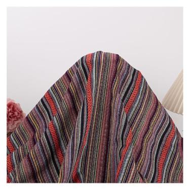 Imagem de Tecido Para Vestidos E Saias Estilo Étnico Algodão Linho Tecido Hotel Bar Toalha De Mesa Almofada Capa De Sofá Têxtil Patchwork Cortina Materiais Decorativos(5#,1.5x7m/4.9x23ft)