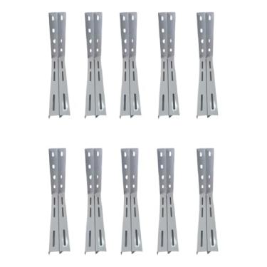 Imagem de Kit 10 Pares Suporte 450mm Ar Condicionado Condensadora Split Ate 80kg De 12 A 30.000 Btus