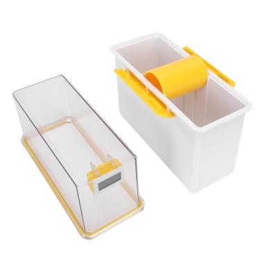 Imagem de Hyuduo Caixa de Armazenamento de Filamento de Impressão 3D, Caixa Seca Selada Transparente Com Medidor de Temperatura de Umidade, Suporte de Carretel para Filamentos PLA ABS PETG de 1,75 Mm