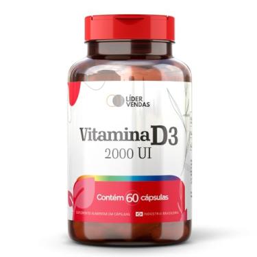 Imagem de Vitamina D3 2000 UI - 500mg com 60 cápsulas - 1 potes