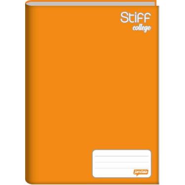 Imagem de Caderno Brochura Universitário Capa Dura Laranja 96Fls 05/Pt Stiff Fsc