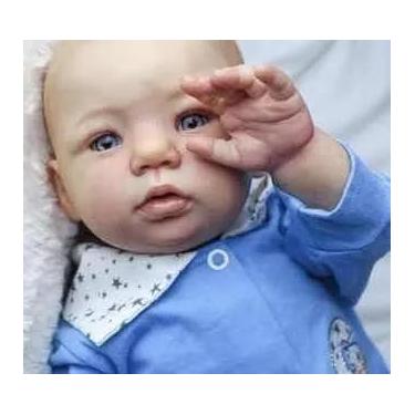 Imagem de Bebê Menino Boy 100% Banho Silicone Macio Meu Xodó Dudu