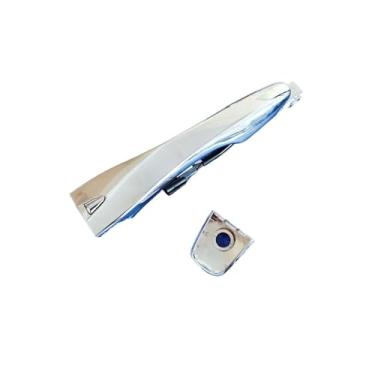 Imagem de Maçaneta externa cromada compatível com Nissan Altima, Teana e Pathfinder (2013-2018) com botões e cabos de sensor.(Right)
