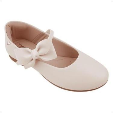 Imagem de Sapato Infantil Pampili Angel Com Laço Removivel Nude-Feminino