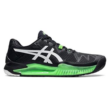 Imagem de Tenis Asics Gel Resolution 8 Men - Black/Green Gecko +