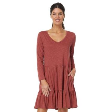 Imagem de Toad&Co Vestido Marley de manga comprida em camadas, Sundown, M