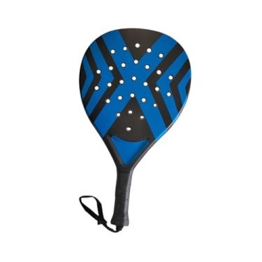 Imagem de Aymzbd Raquete de Padel Profissional, Antiderrapante, para Treino E Esportes Ao Ar Livre, Inclui Bolsa de Armazenamento, Leve, Azul Preto