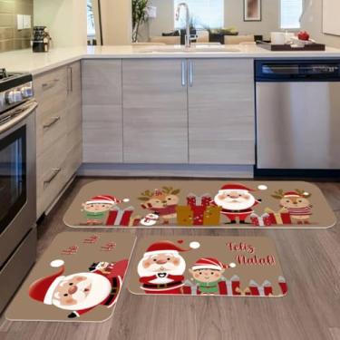 Imagem de Tapetes de Cozinha 3 Peças Antiderrapante Decorativo Home em Poliéster com Base de Borracha (03)