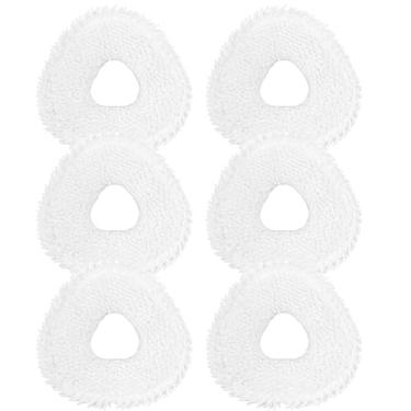 Imagem de WUERQIE Pacote com 6 almofadas de esfregão de substituição compatíveis com Narwal Z10 Ultra – Panos de limpeza de piso de microfibra laváveis para pisos duros e limpeza profunda
