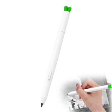 Imagem de LOVE MEI Estojo de silicone compatível com Galaxy Tab S11, S11 Ultra Lite, capa antiderrapante para caneta S Pen com aderência suave (branca)