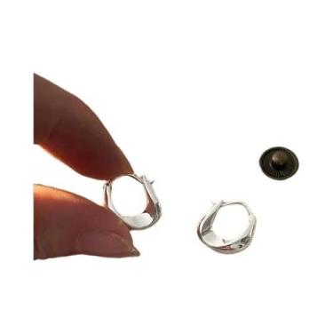 Imagem de Brincos De Argola Femininos Em Prata Esterlina 925, Joias De Moda Vers