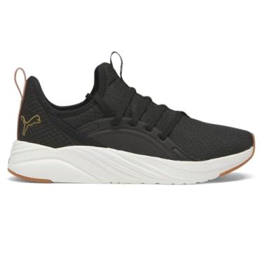 Imagem de PUMA Tênis feminino Softride Sophia 2 First Class com cadarço casual - preto, Preto/branco quente/tostado, 35