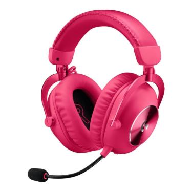 Imagem de Headset Gamer sem Fio Logitech G Pro X 2 - Receptor Lightspeed, Bluetooth e 3.5mm Magenta 981-001274-Unissex
