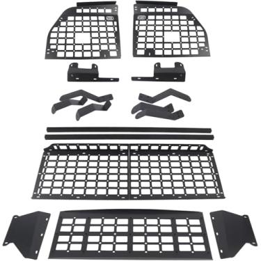 Imagem de Para Toyota Sequoia 2008-2022 painel de armazenamento modular prateleira traseira porta-malas painel molle organizador de porta-malas liga de alumínio (kit inteiro)