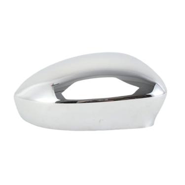 Imagem de Tampas laterais do espelho retrovisor Compatível com fiat 500 2007-2024 com fivela porta tampa substituição acessórios do carro(Right)