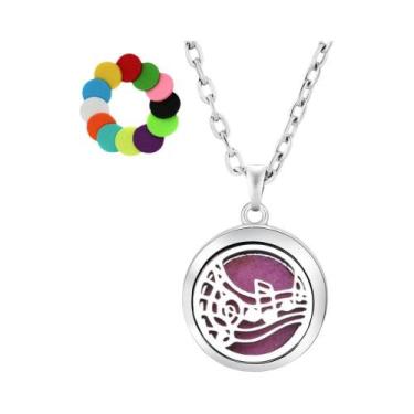 Imagem de Colar Árvore Da Vida De Aromaterapia Com Difusor De Óleo Essencial E P