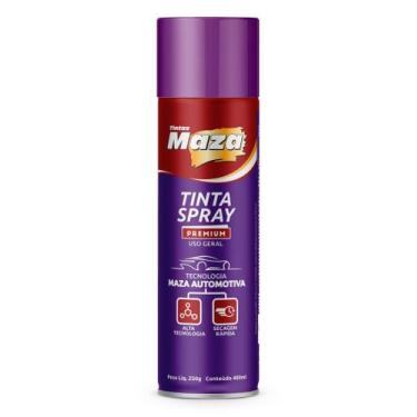 Imagem de Tinta Spray Maza Automotivo Cores Linha Premium Secagem Rápida, Roxo B