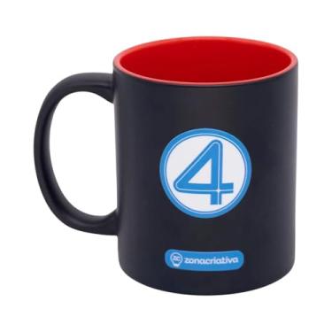 Imagem de Zonacriativa - Caneca Mágica Quarteto Fantástico Mulher Invisível Marvel 300ml | Porcelana, estampa revelada por calor e ideal para surpreender fãs